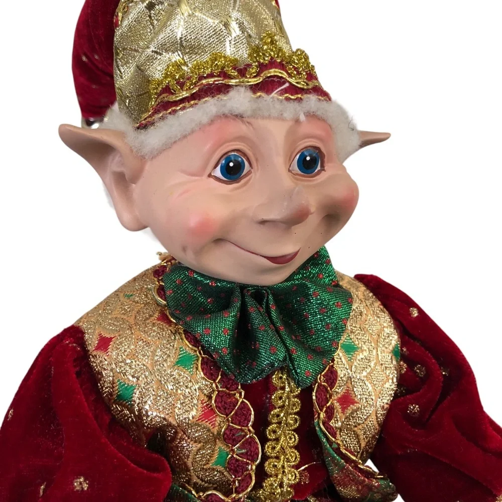 Hobby Lobby Christmas Pixie Elf Poseable Shelf Sitter 21”